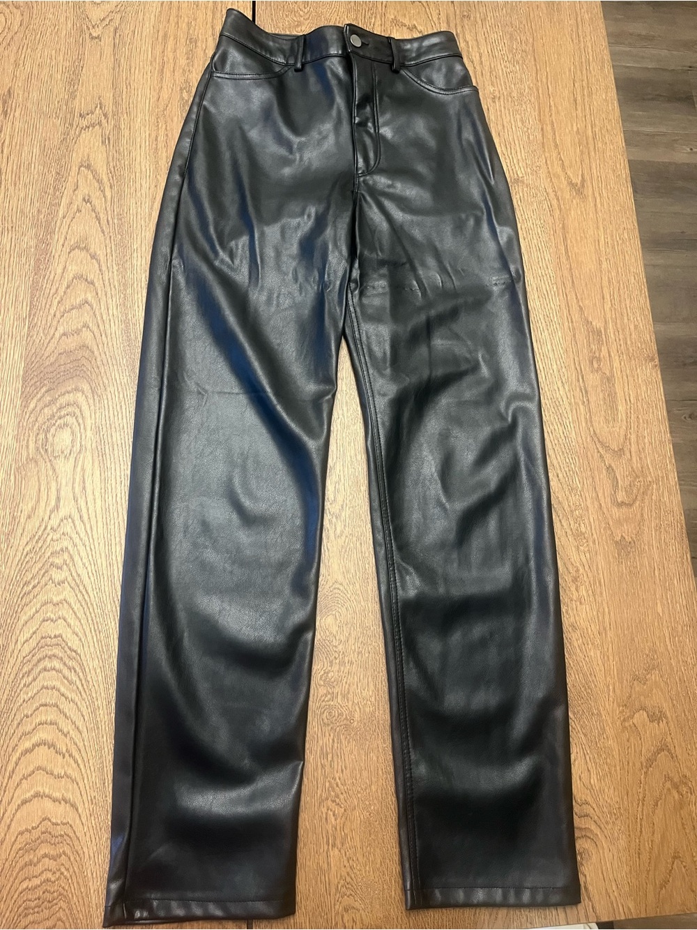Dynamite Black Faux Leather Pants